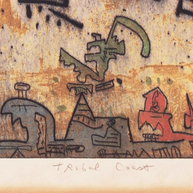 1960s 'Tribal Coast' by Ynez Johnston, 1964; New York, Museum of Modern Art, Guggenheim, Woman Artist, For Sale - Image 5 of 13