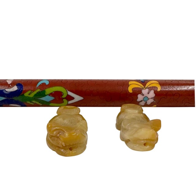 Early 20th Century Chinese Cloisonne Smoking Pipe For Sale - Image 16 of 16