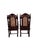 A substantial pair of late 19th–early 20th century solid mahogany armchairs, dating to approximately 1890–1910, in a...