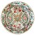 Chinoiserie 1970s Chinese Rose Medallion Hand-Painted Porcelain Punch Bowl With Carved Wood Stand For Sale - Image 3 of 13
