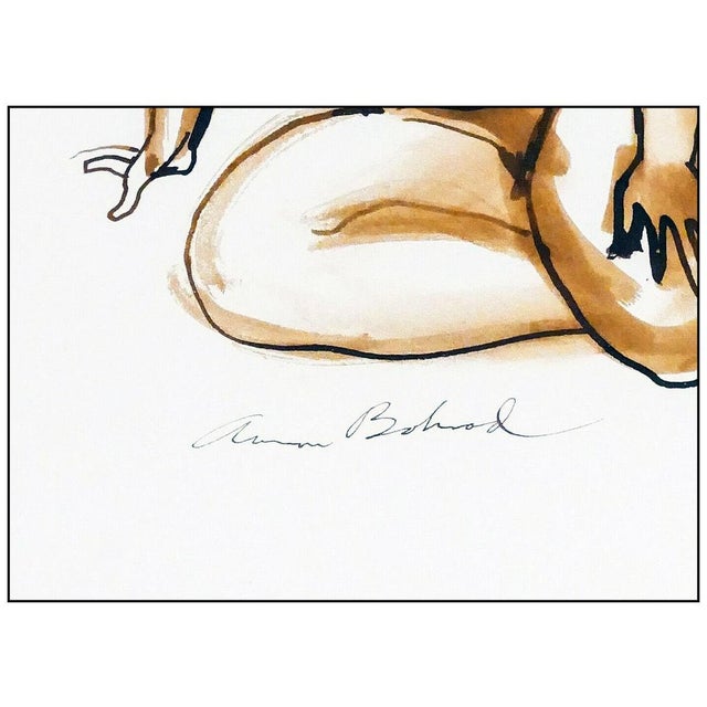 Realism Mid 20th Century Resting Nude, Aaron Bohrod For Sale - Image 3 of 6