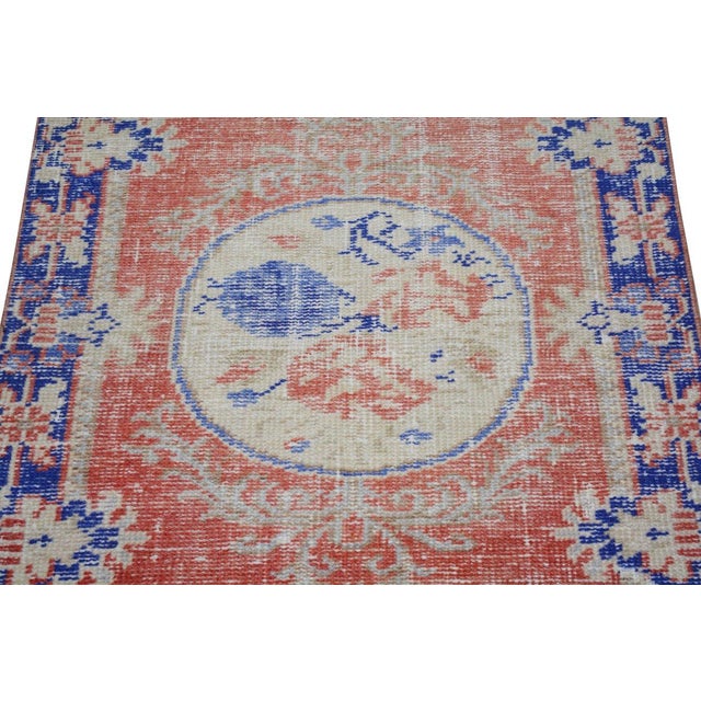 Turkish Vintage Turkish Anatolian Knotted Wool Rug, 2'5''x4'5'' For Sale - Image 3 of 4
