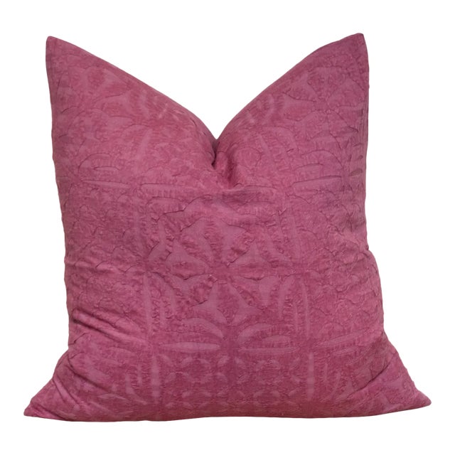 Magenta Handmade Pillow Cover For Sale