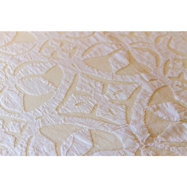 1990s Paloma Applique Coverlet For Sale - Image 5 of 8