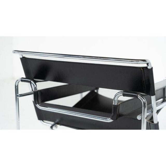 B3 Wassily Armchairs by Marcel Breuer for Gavina, Italy, 1960s, Set of 2 For Sale - Image 11 of 16