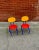 1980s Ikea Memphis Style Puzzle Chairs by Knut & Marianne Hagberg– Set of 2 For Sale - Image 11 of 12
