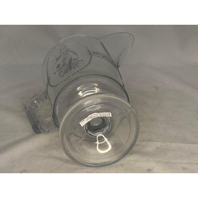 Late 19th Century EAPG Richards & Hartley Cupid and Venus Flint Glass No. 500 Pitcher c. 1874-1885 For Sale - Image 6 of 9