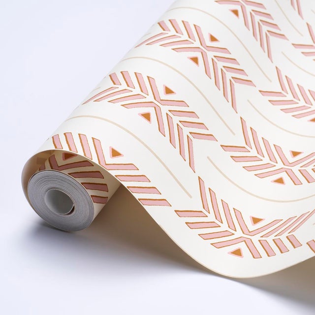 Schumacher SAMPLE - Schumacher X A Rum Fellow Quiver Wallpaper In Sunset For Sale - Image 4 of 4
