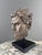 Brown Unknwon, Sculptural Bust on a Base, 1800s, Bronze For Sale - Image 8 of 10