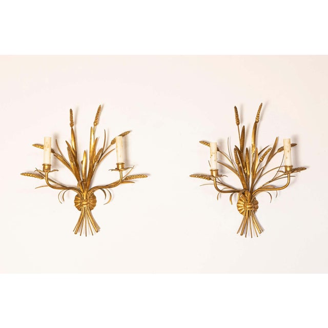 This elegant pair of 20th-century French sconces, inspired by Coco Chanel, exudes timeless sophistication and charm....