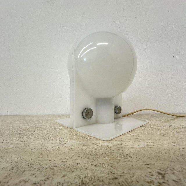 Vintage Sirio Table Lamp by Sergio Brazzoli for Guzzini, 1970s For Sale - Image 15 of 15