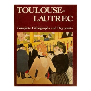 1964 Henri de Toulouse-Lautrec 'Toulouse-Lautrec Complete Lithographs and Drypoints' Art Nouveau Yellow,Brown Book For Sale