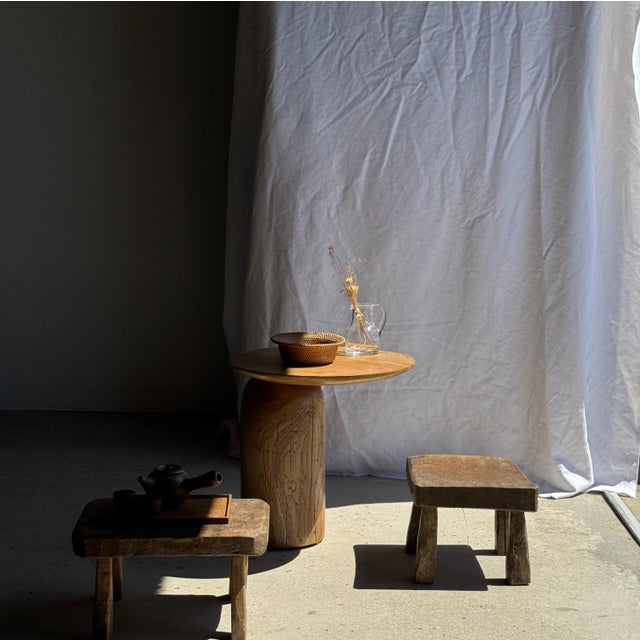 Small Stool in Teak For Sale - Image 5 of 18