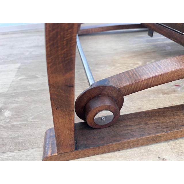 H-74 Adjustable Lounge Chair by Jindrich Halabala for Up Závody, 1930s For Sale - Image 4 of 12