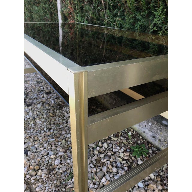 Metal Console Table by Pierre Vandel, 1970s For Sale - Image 7 of 9
