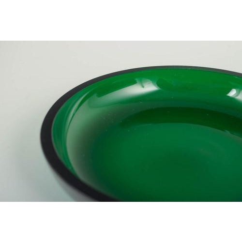 Mid-Century Art Glass Plates by Josef Frank for Svenskt Tenn, 1950s, Set of 6 For Sale - Image 3 of 5