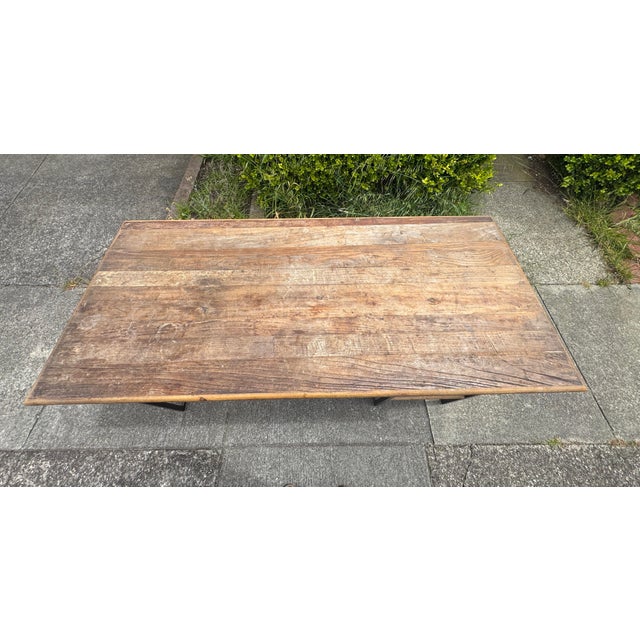 RH Fulton Desk. Reclaimed wood and metal for the farm/industrial/rustic look. In like new condition. I loved this piece,...