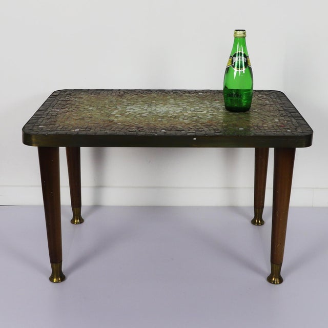 Mid 20th Century Mosaic Side Table by Genaro Alvarez For Sale - Image 10 of 18