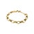 A late 20th-century Italian 18k gold link bracelet. Elegant and refined! Features intricate link detailing. Weighs 14.7g....