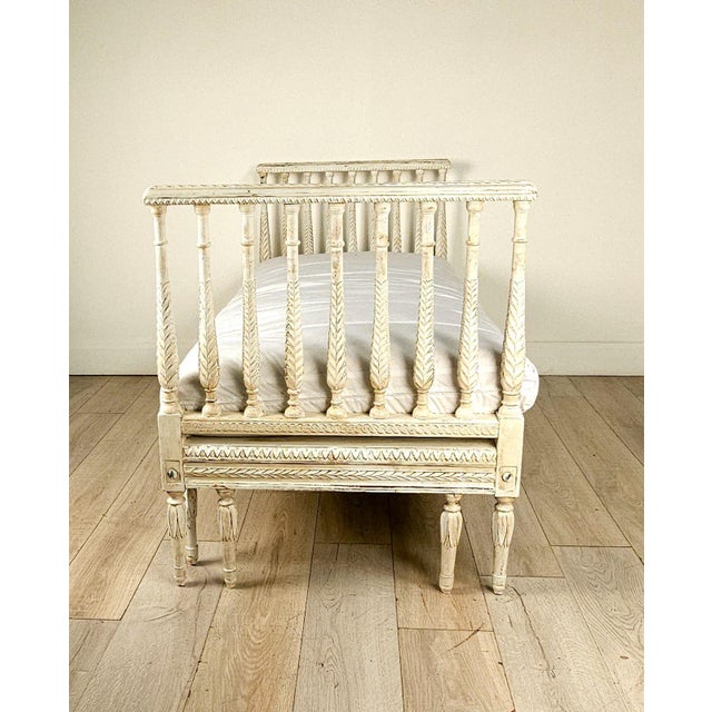 Swedish Gustavian Style Day Bed, Circa 1900 For Sale - Image 4 of 6