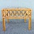 Boho Chic Boho Chic Serpentine Rattan Glass Top Side Table For Sale - Image 3 of 6