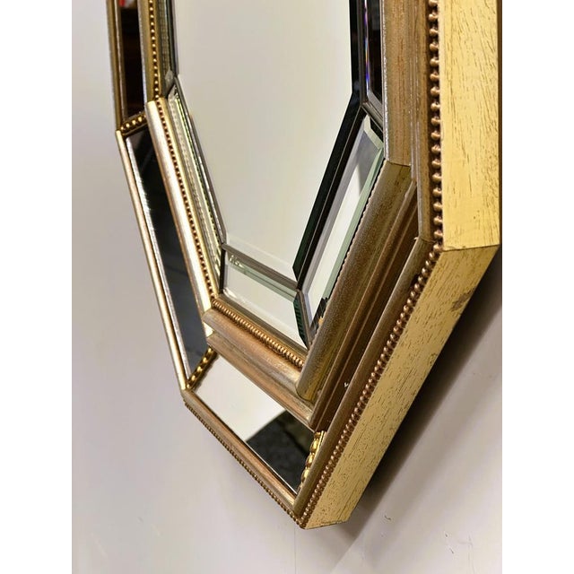 Neoclassical Octagonal Bevelled Mirror by De Knudt, Belgium, 1980s For Sale - Image 5 of 12