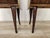 Art Deco Bedside Tables in Walnut Burl with Mirrored Shelves and Brass Handles, 1950, Set of 2 For Sale - Image 16 of 18