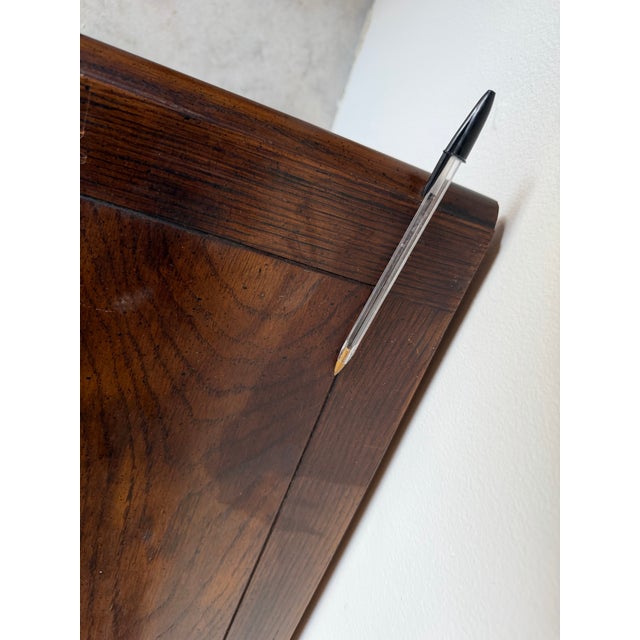 1970s Henredon English-Style Three-Drawer Nightstand / End Table For Sale - Image 13 of 13