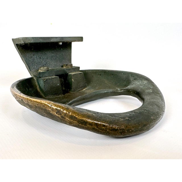 Brutalist Push and Pull Alpana Door Handle in Bronze, 1970s For Sale - Image 6 of 9