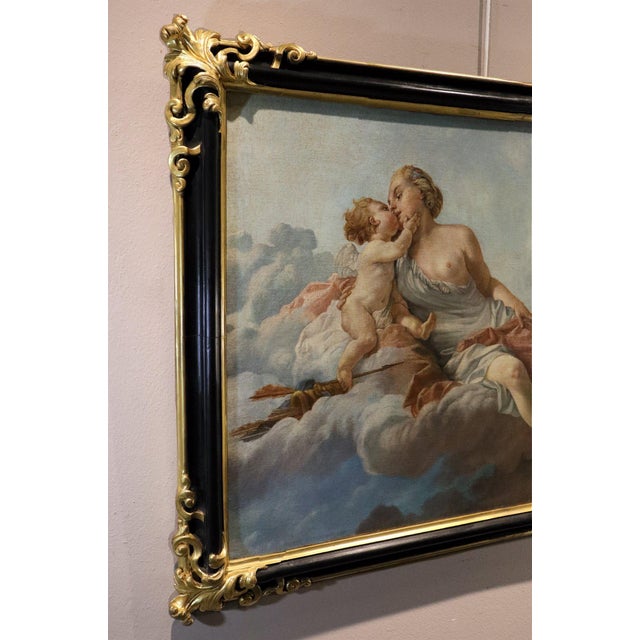 Noël Hallé, Venus and Cupid, 1760, Oil on Canvas For Sale - Image 10 of 16
