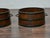 Wood Pair of Antique English Bushel Measures with Iron Bands, Rustic Decor For Sale - Image 7 of 11
