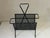 Vintage Perforated Metal Magazine Rack, 1960s For Sale - Image 4 of 15