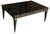 Black Neo-Classical Style Ebonized & Gilt Marble Top Coffee Table by Baker Furniture For Sale - Image 8 of 8