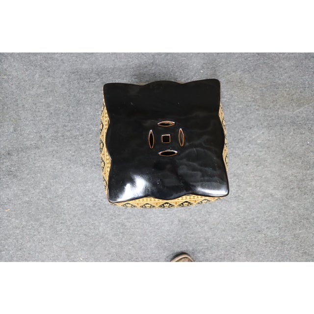 Early 21st Century Regency Style Ceramic Garden Stool For Sale - Image 5 of 6