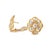 Modern Vintage Buccellati Etoilee 18k Yellow & White Gold Diamond Rope Clip on Earrings, A Pair For Sale - Image 3 of 8