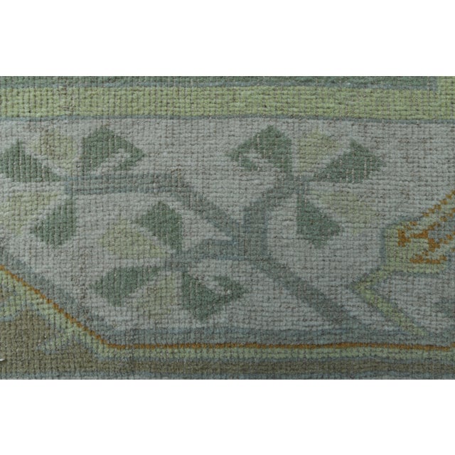 Textile 1970s Vintage Turkish Handmade Wool & Cotton Orange Area Rug For Sale - Image 7 of 11