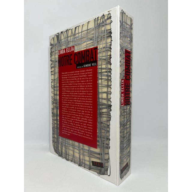 Ellia, Linda. Notre Combat. Paris: Editions du Seuil, 2007. Front endpaper penned with artist/author inscription and...