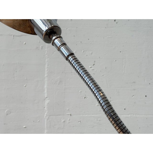 Space Age Chrome Clamp Lamp with Gooseneck, 1970s For Sale - Image 12 of 16