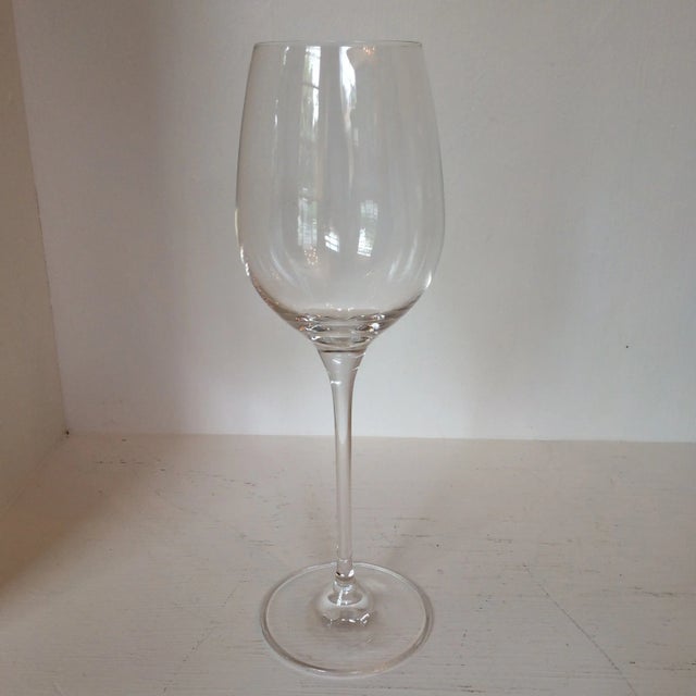 Oleg Cassini 1980s Signed Oleg Cassini Crystal Wine Glasses - Set of 4 For Sale - Image 4 of 7