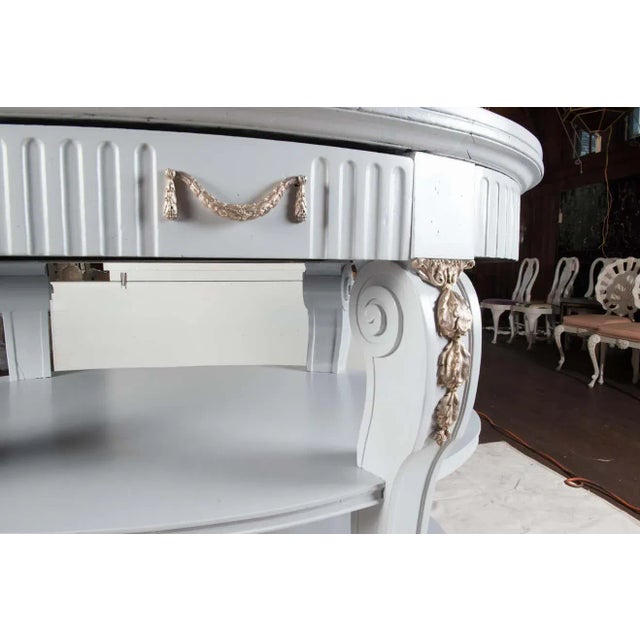 1940s Belgian Oval Center Table For Sale In New York - Image 6 of 13