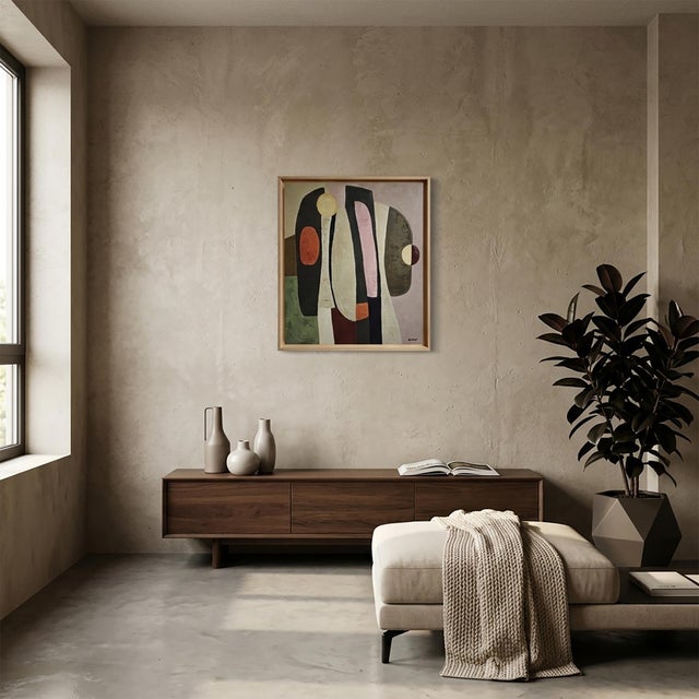 Conversion – Abstract Geometric Contemporary Oil Painting by Sophie Dumont For Sale - Image 9 of 10