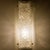 Structured Wave Glass and Brass Wall Light from Kaiser, 1970s For Sale - Image 14 of 18