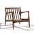 Selig Kofod Larsen for Selig Mid Century Danish Walnut Lounge Chairs - Pair For Sale - Image 4 of 12