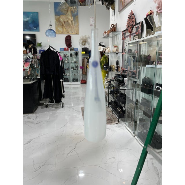 Suspension Light From Murano by Mazzega For Sale - Image 4 of 11