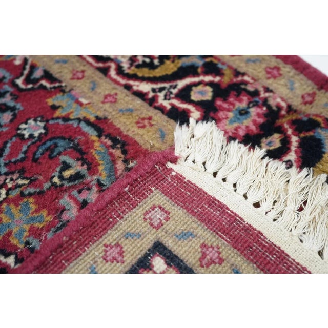 Indian Kashan Rug 3' x 4'7''.