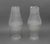 Pair of Blown Glass Hurricane Shades, circa 1830. 19.5" H x 9" Diameter. Provenance: David B. Collins, Barbados, 20 March...