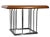 Chic architectural end, or side tables having tinted glass tops, with an oak frame, supported by a bright chrome base. The...