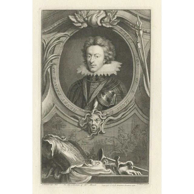 Portrait of Henry Frederick, Prince of Wales, 1750, Print For Sale - Image 3 of 5