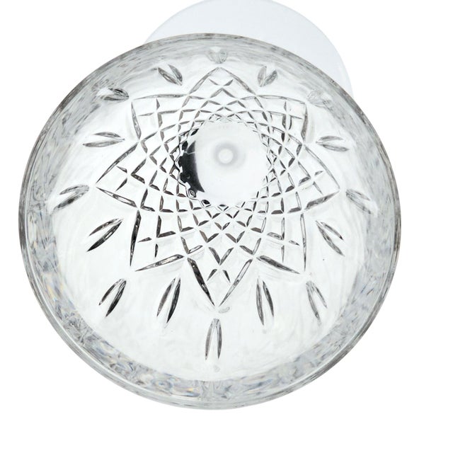 Set of Three Royal Doulton Earlswood Lead Crystal Goblets 8.125" For Sale - Image 10 of 11