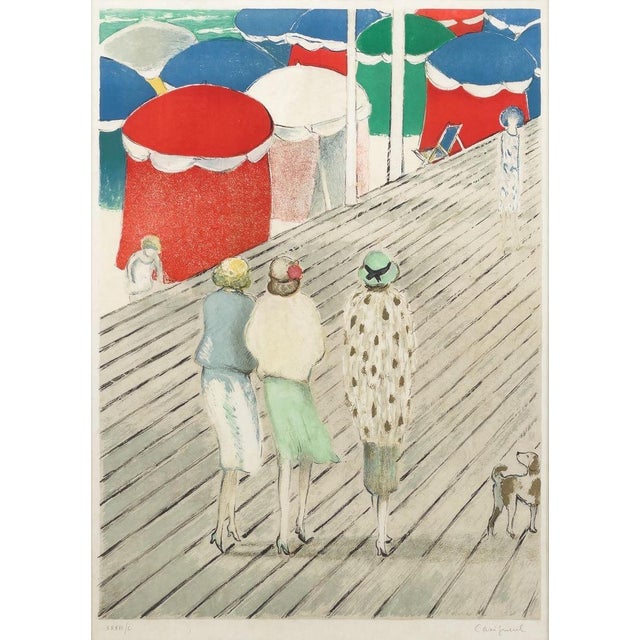 Jean-Pierre Cassigneul is know for his colorful and romantic depictions of women and period life in France. The present...